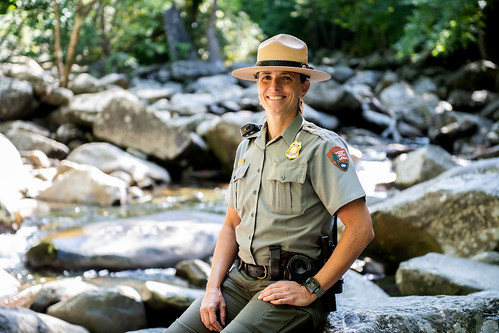 Lisa Hendy, chief ranger of the Great Smoky Mountains National Park, earned her degree in park and recreation management at Auburn. All photos by Philip Smith.